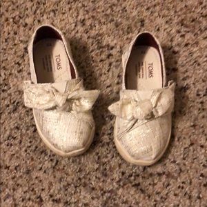 Toddler Toms glitter shoes